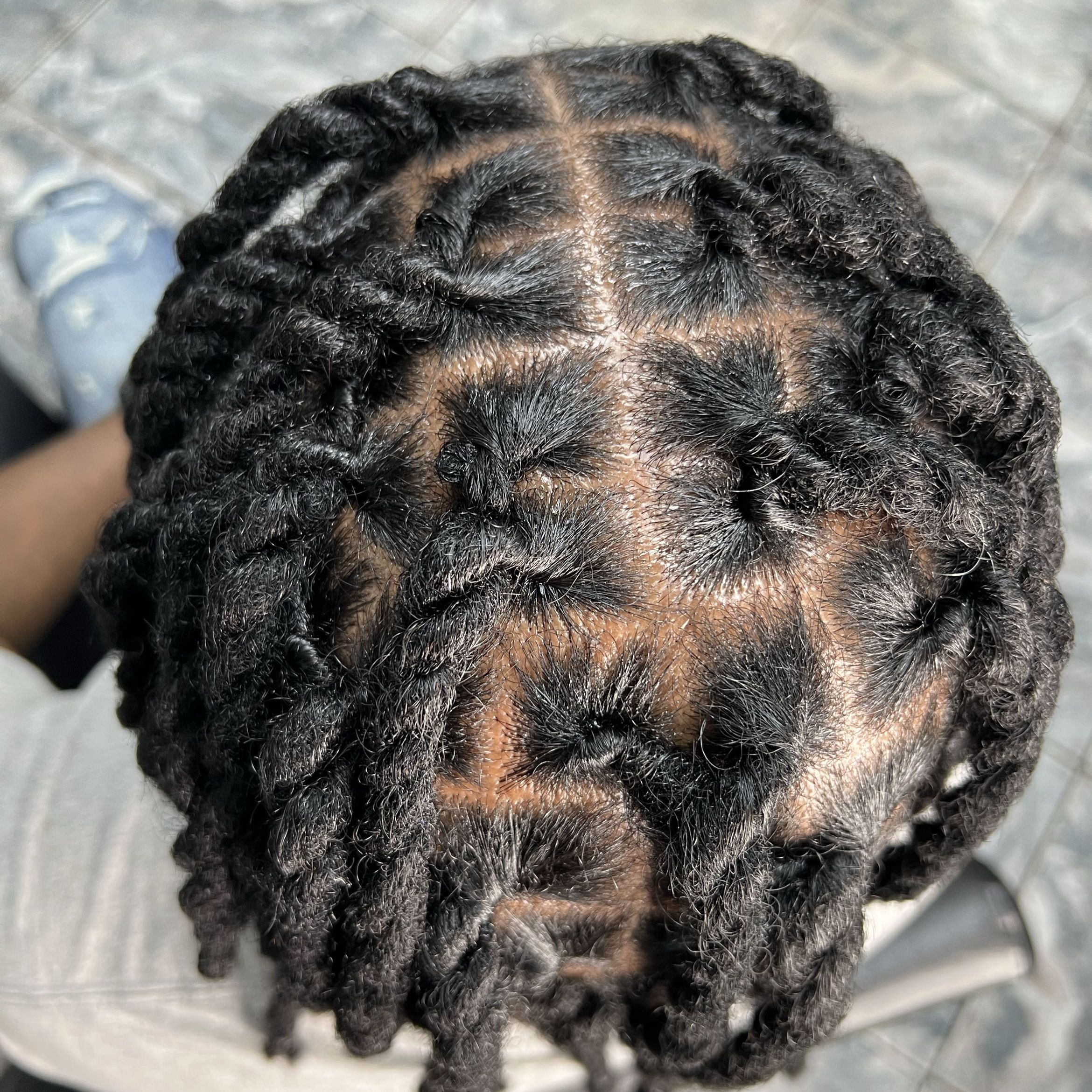 Dreads extensions with 💯 human locs portfolio