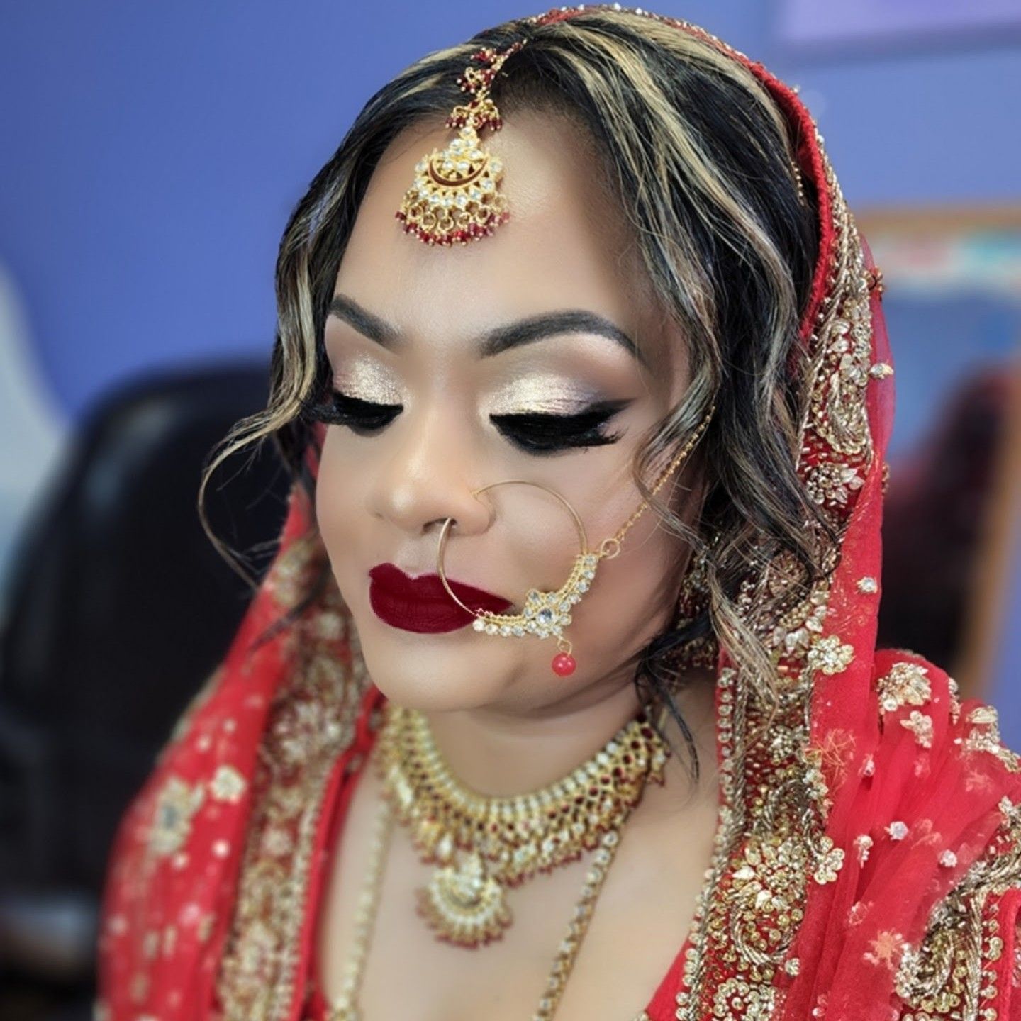 Indian Bridal Hair, Makeup And Dressing portfolio