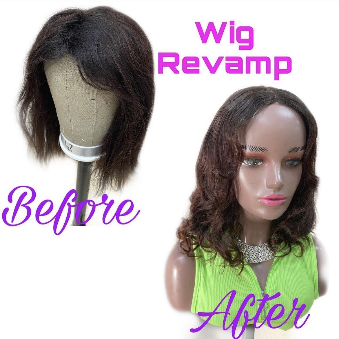 Wig revamping portfolio