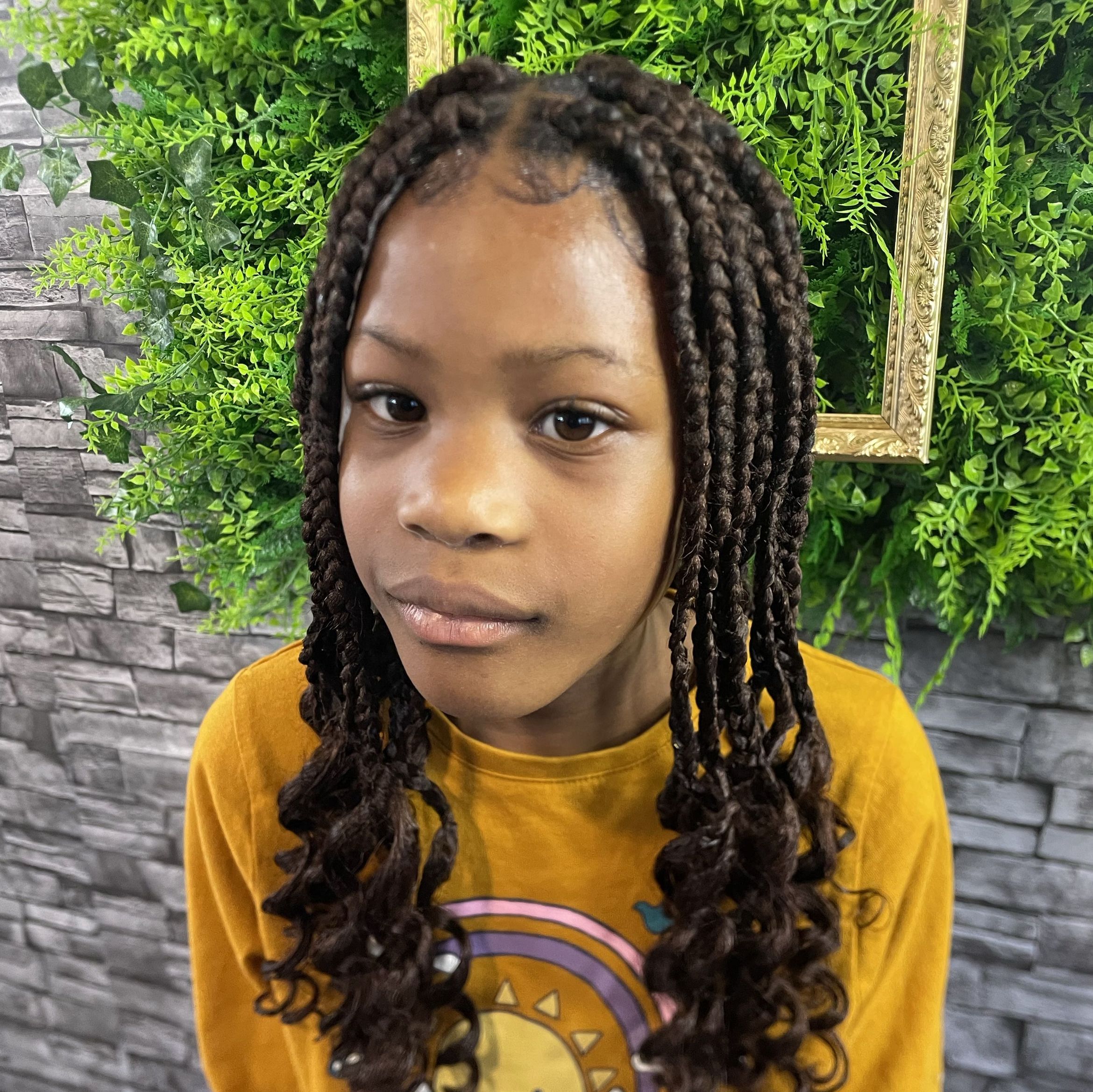 Children’s medium box braids under age 12 portfolio