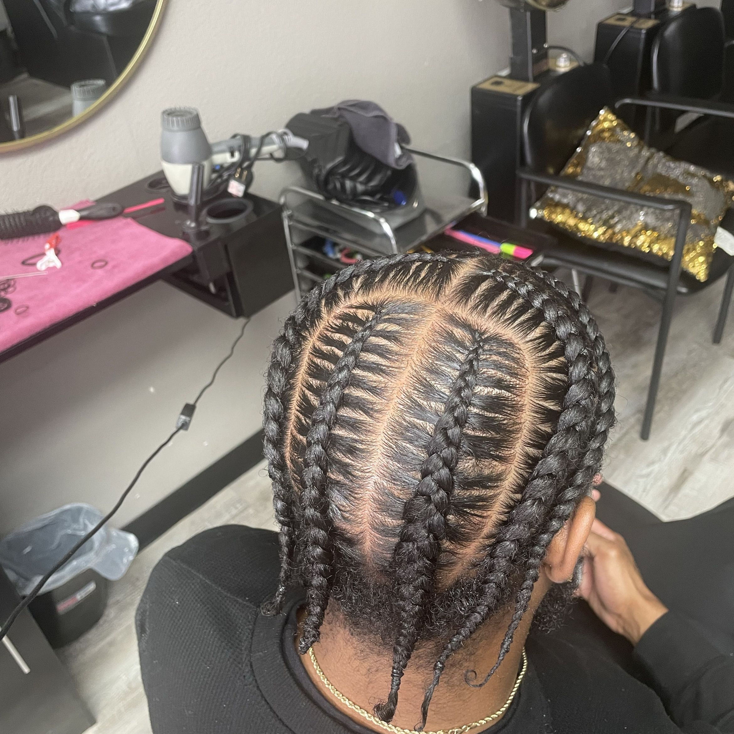 French braids natural hair only (no hair added) portfolio