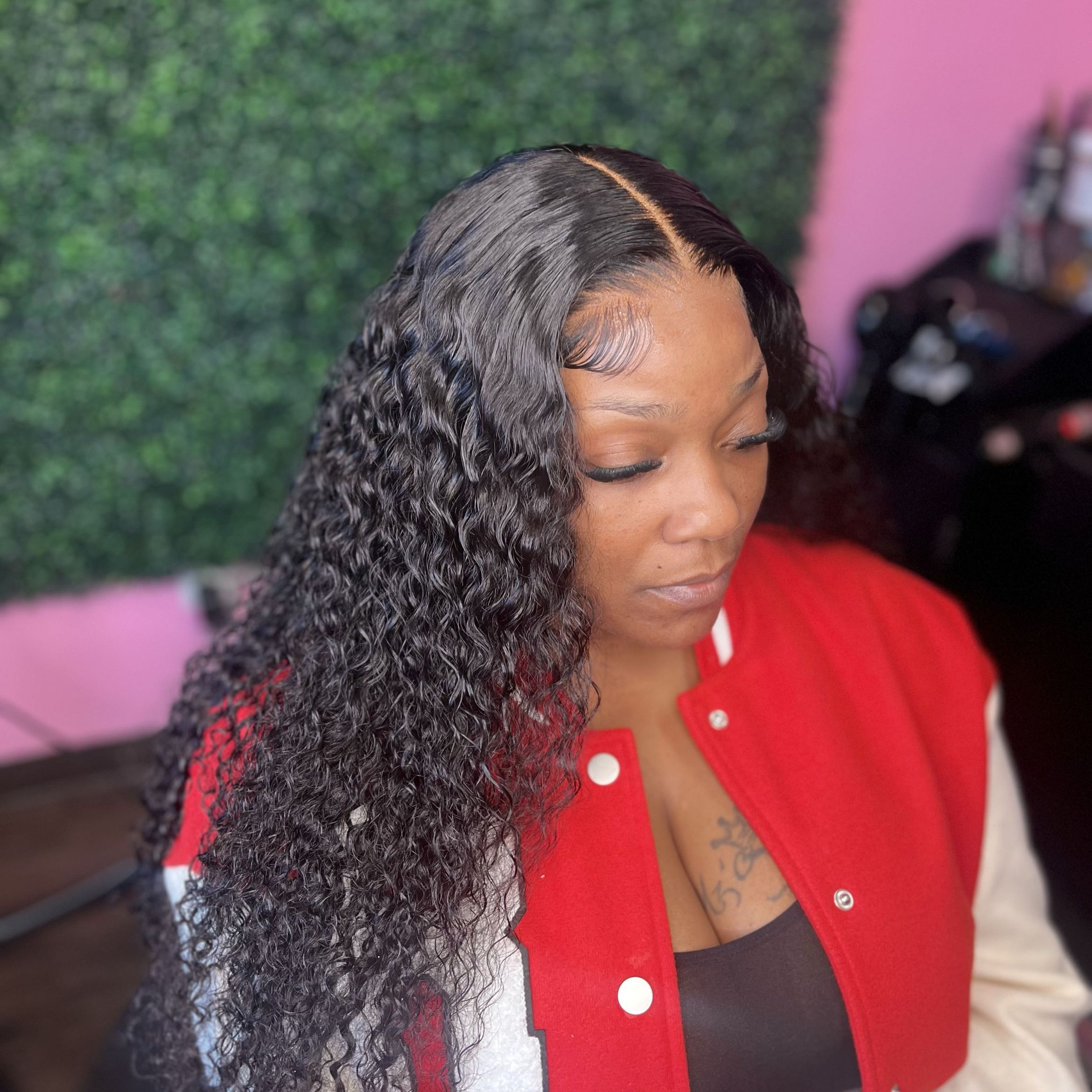 Lace wig install w/ foundation &  customizing portfolio
