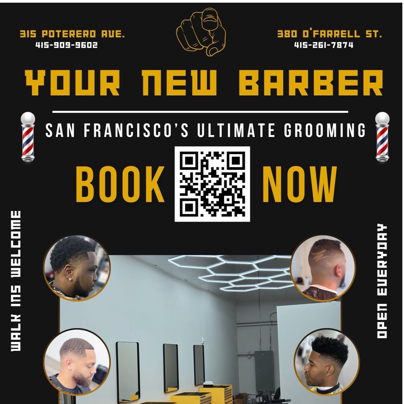 @Kingdomblendz_grooming, 380 O'Farrell St, San Francisco, 94102