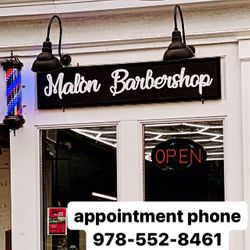 Malon BARBERSHOP, 73 Harbor St, Salem, 01970