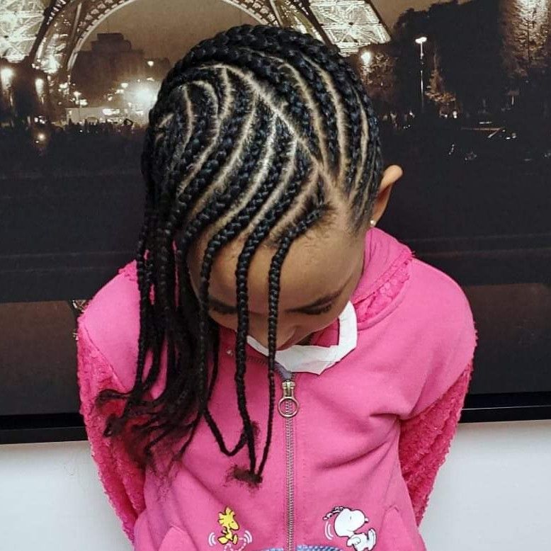 Children Cornrows with natural Hair portfolio