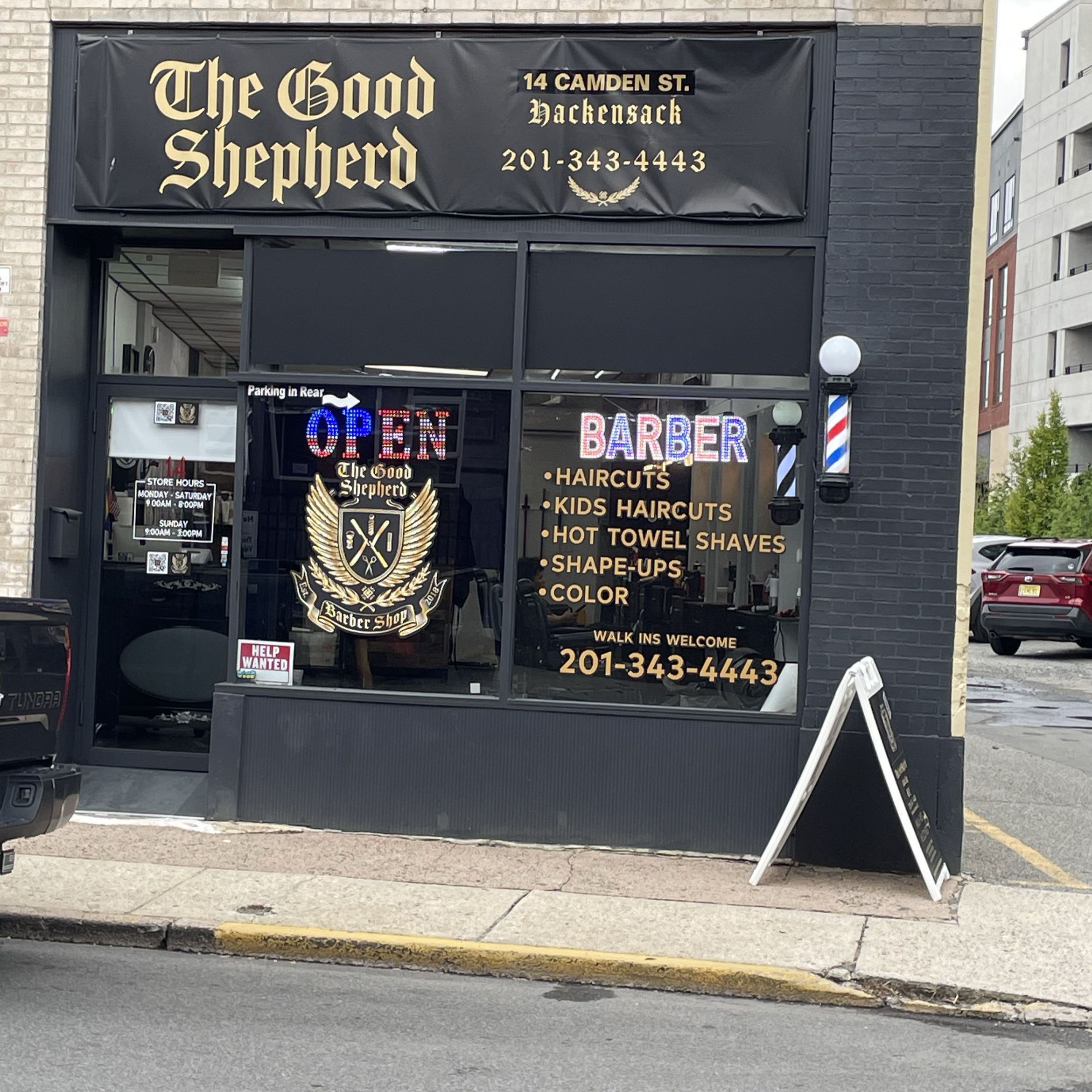 Professional barber shop in Hackensack, NJ, 07601