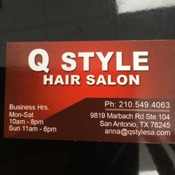 Q Style Hair salon, 9819 Marbach Rd, Ste 104, San Antonio, 78245