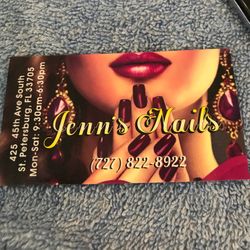 Jenn’s Nail, 425 45th Ave south, St Petersburg, 33705