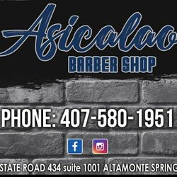 Asicalao Barbershop, 499 N State Rd 434 #1001, Altamonte Springs, FL 32714, Altamonte Springs, FL, 32714