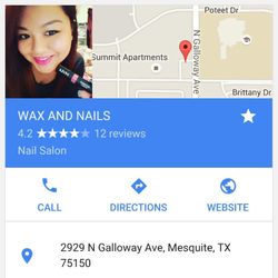 Wax and nails, 229 N. Galloway ave #112B, Mesquite, 75150