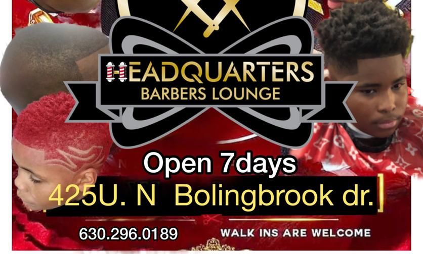 Headquarters Barber Lounge Bolingbrook Will County Il