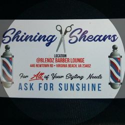 Shining Shear's @ Blendz Barber Lounge, Newtown Rd, 446, Blendz Barber Lounge, Virginia Beach, 23462