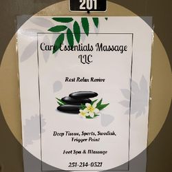 Care Essentials Massage LLC, Montlimar Park, 700, Suite E201, Mobile, 36693
