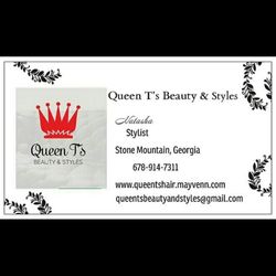 Queen T's Beauty And Styles, 5307 Stonebush Terrace, Stone Mountain, 30083