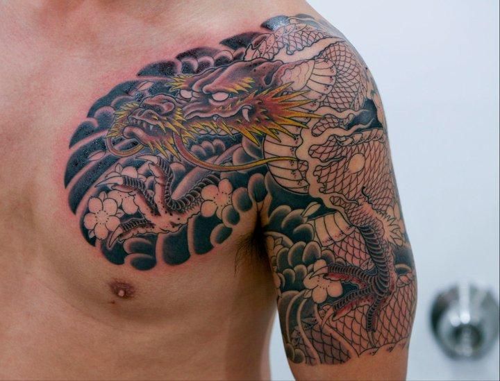 Koi Dragon tattoo by cmtattooer at hawkstattoostampa in Tampa FL  cmtattooer codymartin hawkstattoostampa hawkstattoos tampa  Instagram