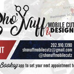 Sho'Nuff Mobile Cutz &Designs, 3405 Bonita Street, Suitland, 20746