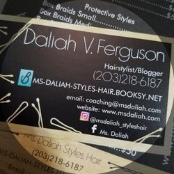 Ms. Daliah Styles Hair, 2248 Barnum Avenue, Stratford, CT, 06615