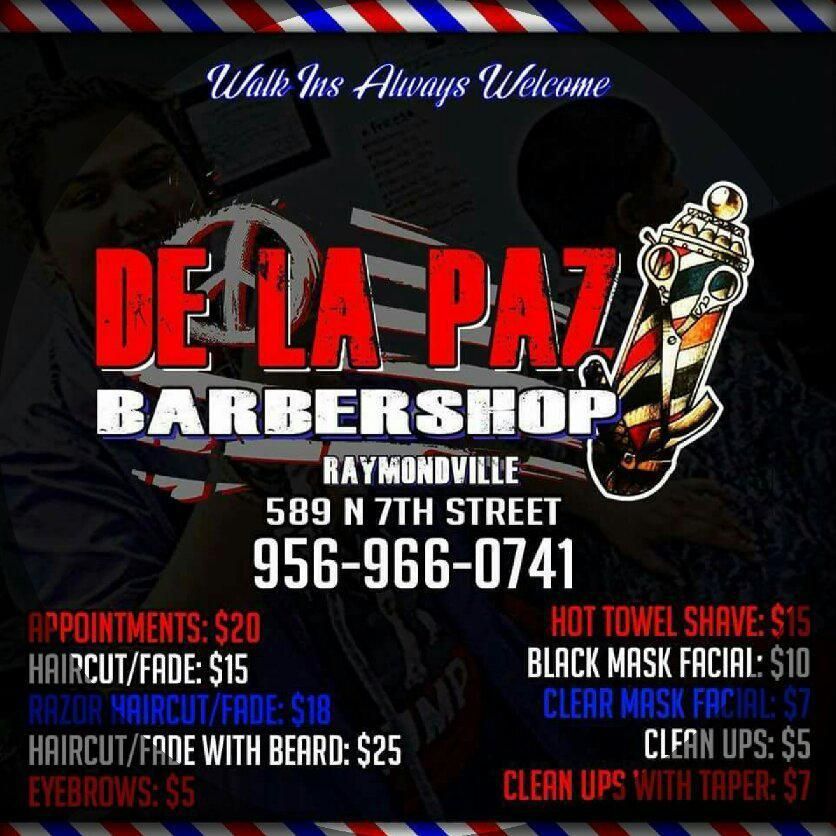De La Paz Barbershop, 589 N 7th, Raymondville, 78580