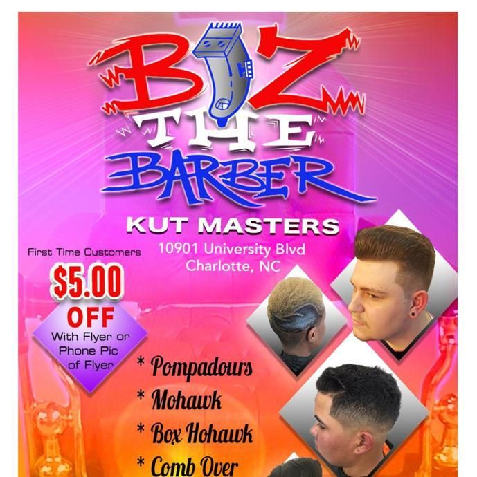 Biz The Barber, 9605 North Tryon Street, Charlotte, 28262