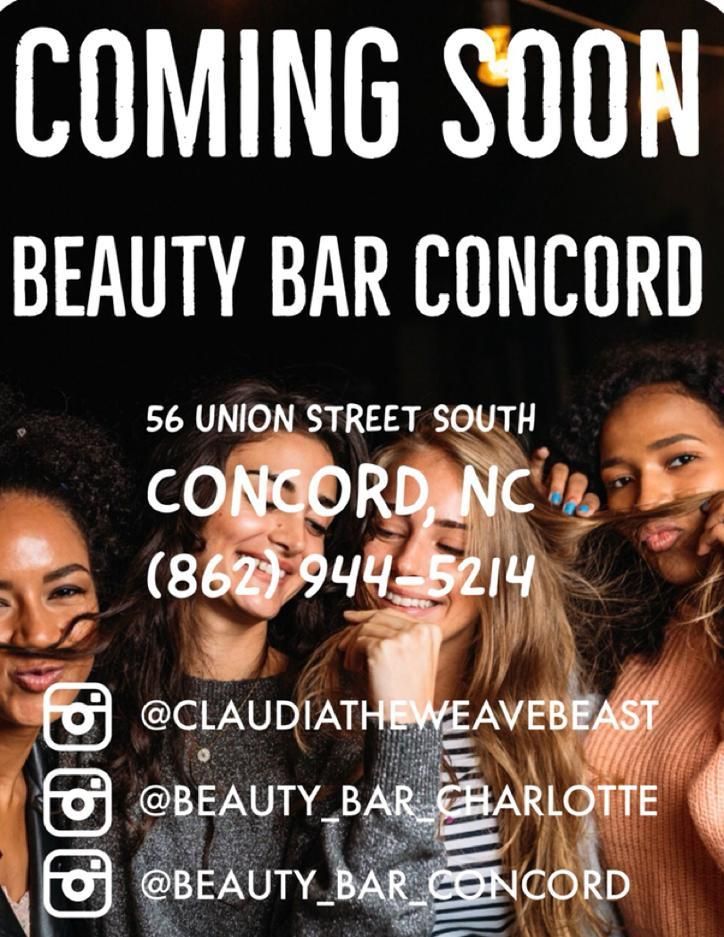 Beauty Bar Concord, 56 Union Street, Concord, 28025