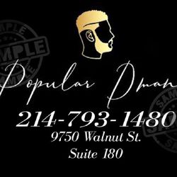 Popular Dmans Barbershop, 9750 Walnut St, 180, Dallas, 75243