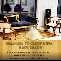 Cleopatra hair  salon, 5938 buford hwy NE #112, Doraville, ga, 30340