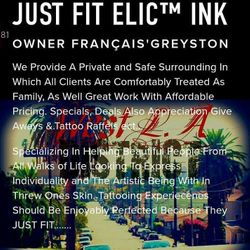 Just Fit ELIc™ inc. Mobile Tattooing, East 76 Pl. Main, Los Angeles California, 90003