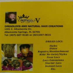 M'press V Dreadlocs & Natural Hair Kre'ashun, 1301 East Altamonte Drive, Altamonte Springs, 32701