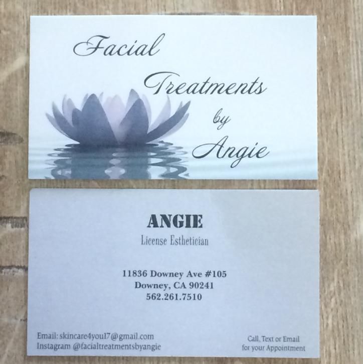 Facial Tretaments by Angie, 11836 Downey Ave #105, Downey, 90241