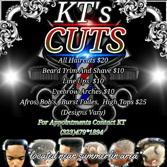 KT's Cuts, 9088 W. Rochelle Ave., Las Vegas, 89147