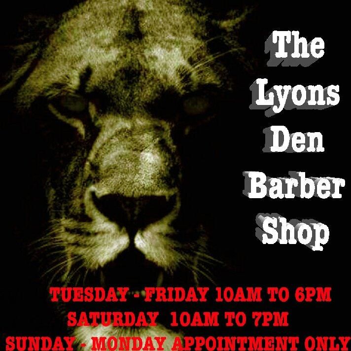 The Lyons Den Barbershop, 7730 Palm River Rd, Tampa, 33619