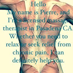 Massage By Pierre, 380 S. Lake, Pasadena, CA, 91101
