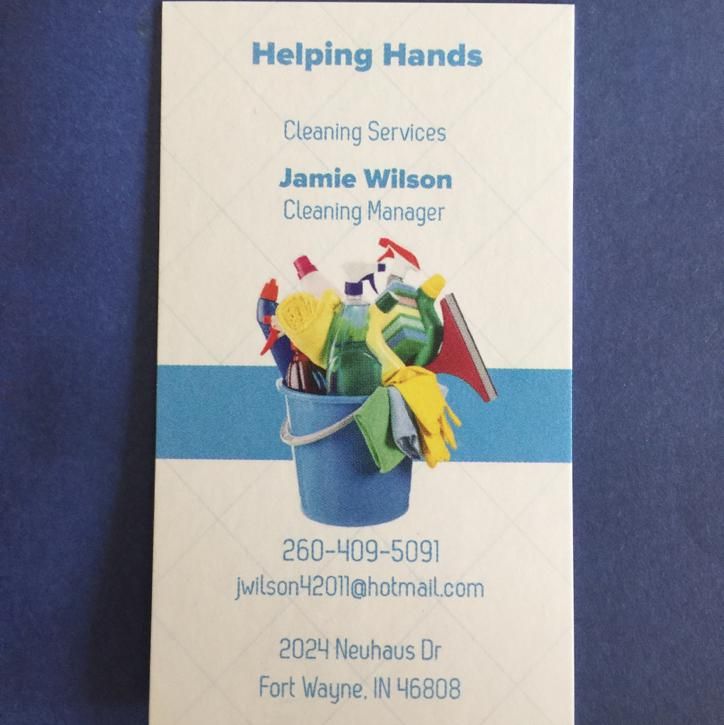 Helping Hands Cleaning Services, 16020 Lima Rd #8, Huntertown, 46748