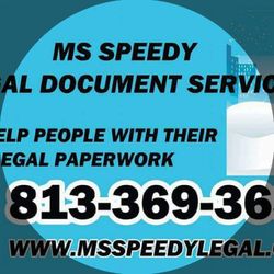 Ms Speedy Legal Document Service, 1026 W. Hillsborough Ave, Tampa, 33603