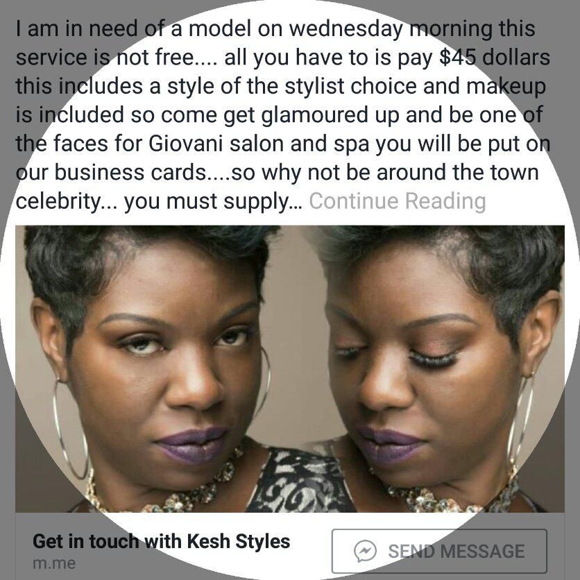 Keshstyles ( Giovani Hair And Spa Salon), 520 South Reilly Road Suite 104, Fayetteville, 28314