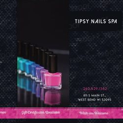 Tipsy Nails Spa, 811 s main st, West Bend, WI, 53095