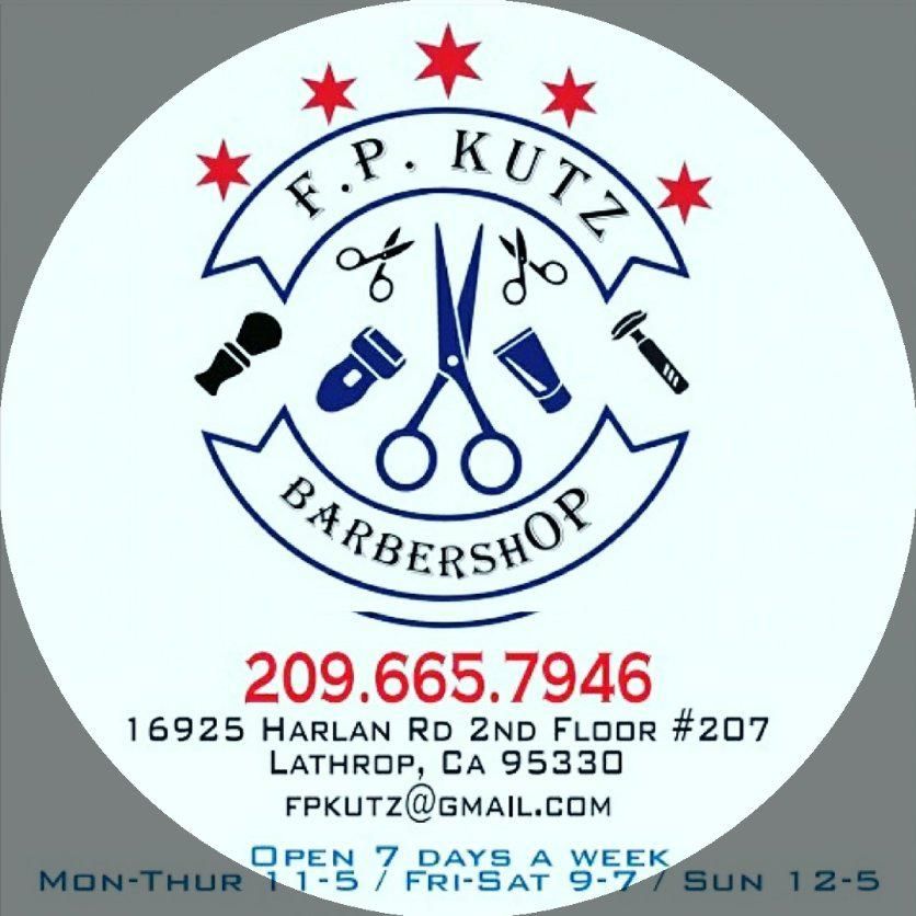 F.P. Kutz Barbershop, 16925 South Harlan Rd #207, Lathrop, 95330