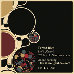 Teresa Rice | Intava Salon, 323 Ivy Street, San Francisco, 94102